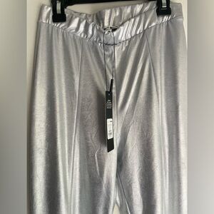 Fashion nova silver leggings